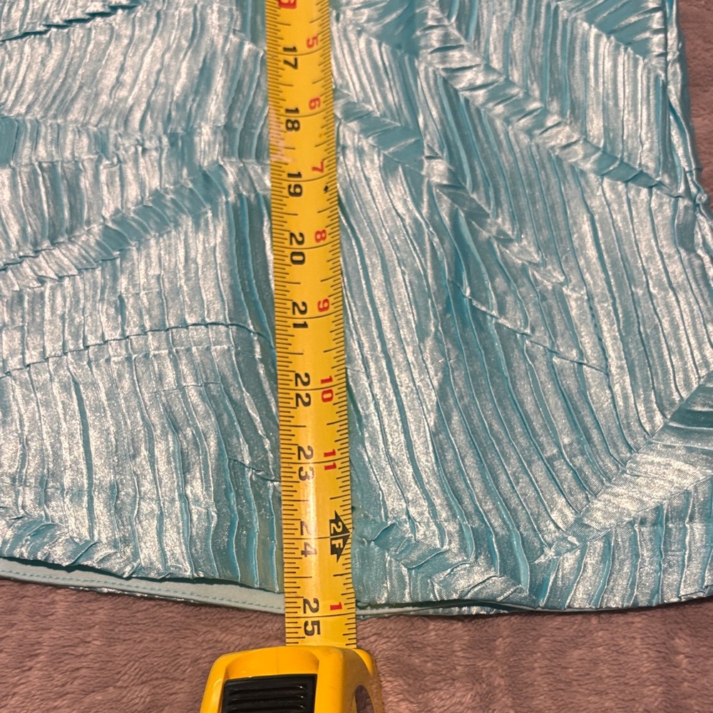 Jamie Sadock Women's  Aqua Textured Zip-Up Short Sleeve Golf Polo; Sz: M EUC - Picture 5 of 7